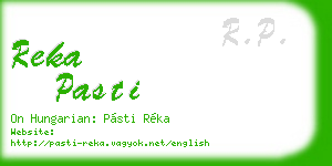 reka pasti business card
