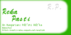 reka pasti business card